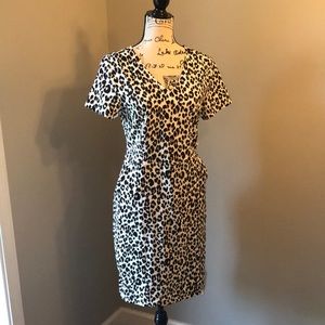 Cheetah Print Dress with pockets